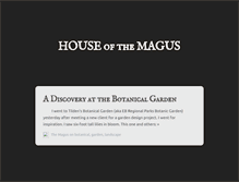 Tablet Screenshot of houseofthemagus.com